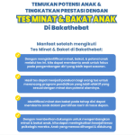 Tes Minat Bakat Anak – Bakathebat